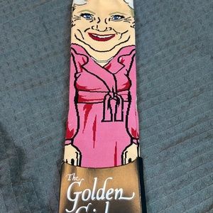 Golden Girls Rose Crew Socks white elephant gift